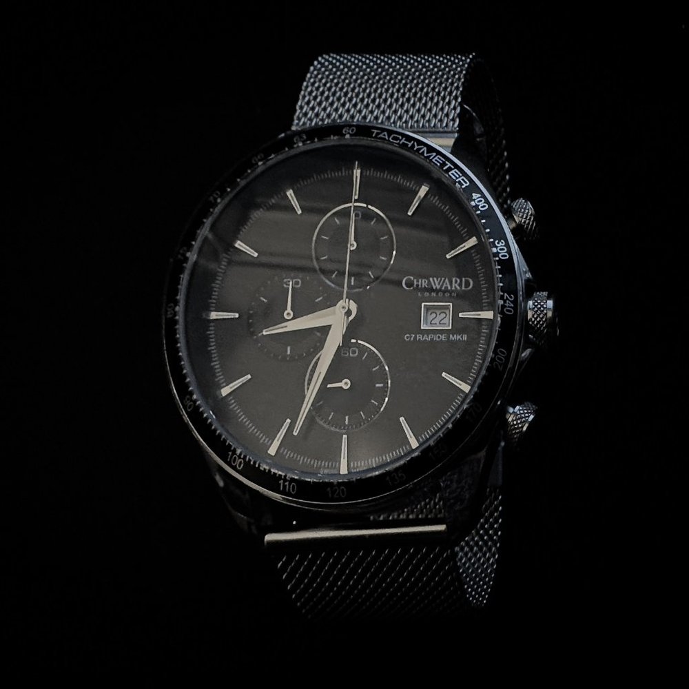 Very Rare Christopher Ward C7 Rapide MkII Swiss Made Chronograph Watch